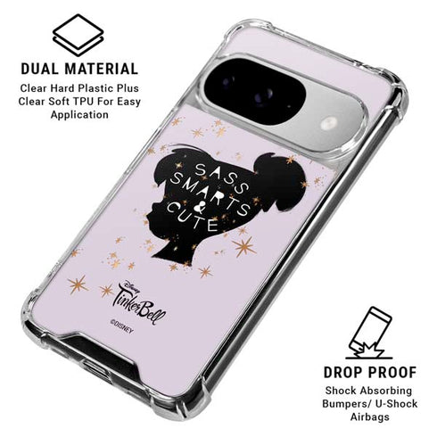 Disney Tinker Bell Sass Smarts and Cute Google Pixel 10 Clear Case